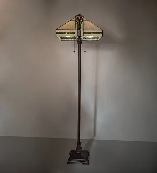 61" High Parker Poppy Floor Lamp