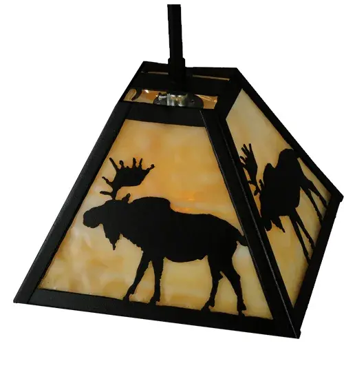 The Lone Moose by Meyda Lighting - Image 4