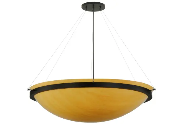 A classic savvy pendant that embodies both sophistication and grace. This striking stylish ceiling fixture is the quintessential centerpiece for any residential; hospitality or commercial space. Lucus features a Tawnyrock Idalight diffuser which is complemented with an architectural frame and hardware featured in an Oil Rubbed Bronze finish. It will make a stunning design statement in nearly any room. Handcrafted in our 180;000 square foot manufacturing facility in Yorkville; New York. Custom options include special sizes; diffuser colors and finishes. UL and cUL listed for damp and dry locations.