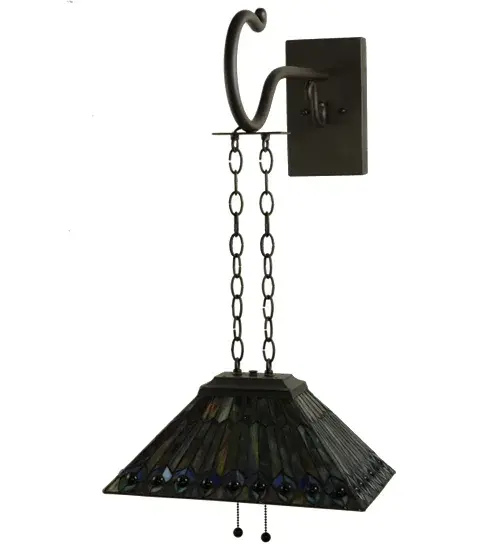 The Tiffany Jeweled Peacock by Meyda Lighting - Image 3