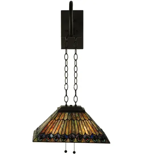 The Tiffany Jeweled Peacock by Meyda Lighting - Image 4