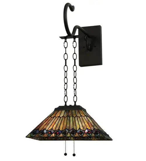 The Tiffany Jeweled Peacock by Meyda Lighting - Image 6