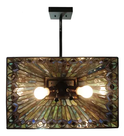 The Tiffany Jeweled Peacock by Meyda Lighting - Image 7