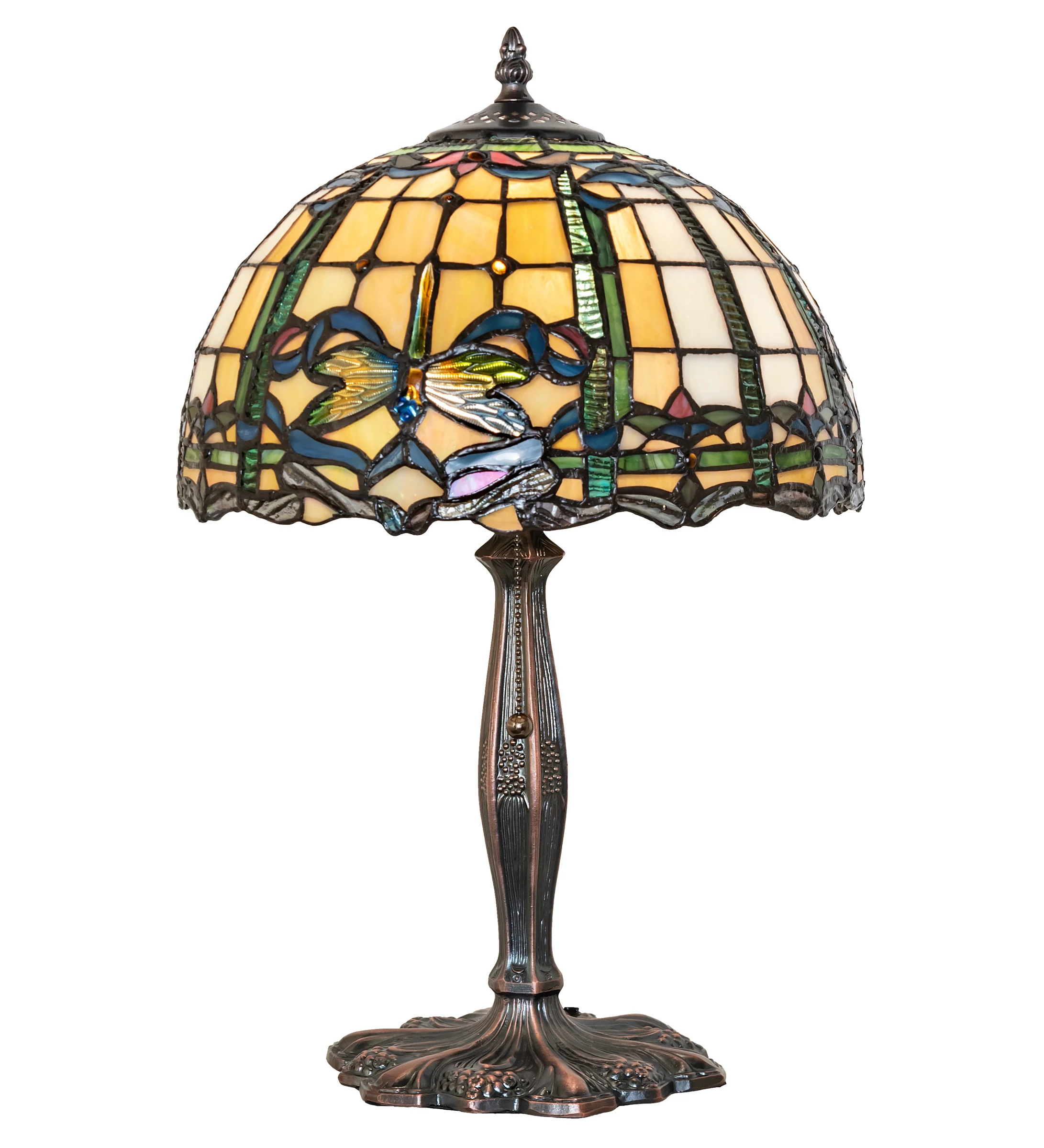 Dragonfly One Light Accent Lamp in Mahogany Bornze
