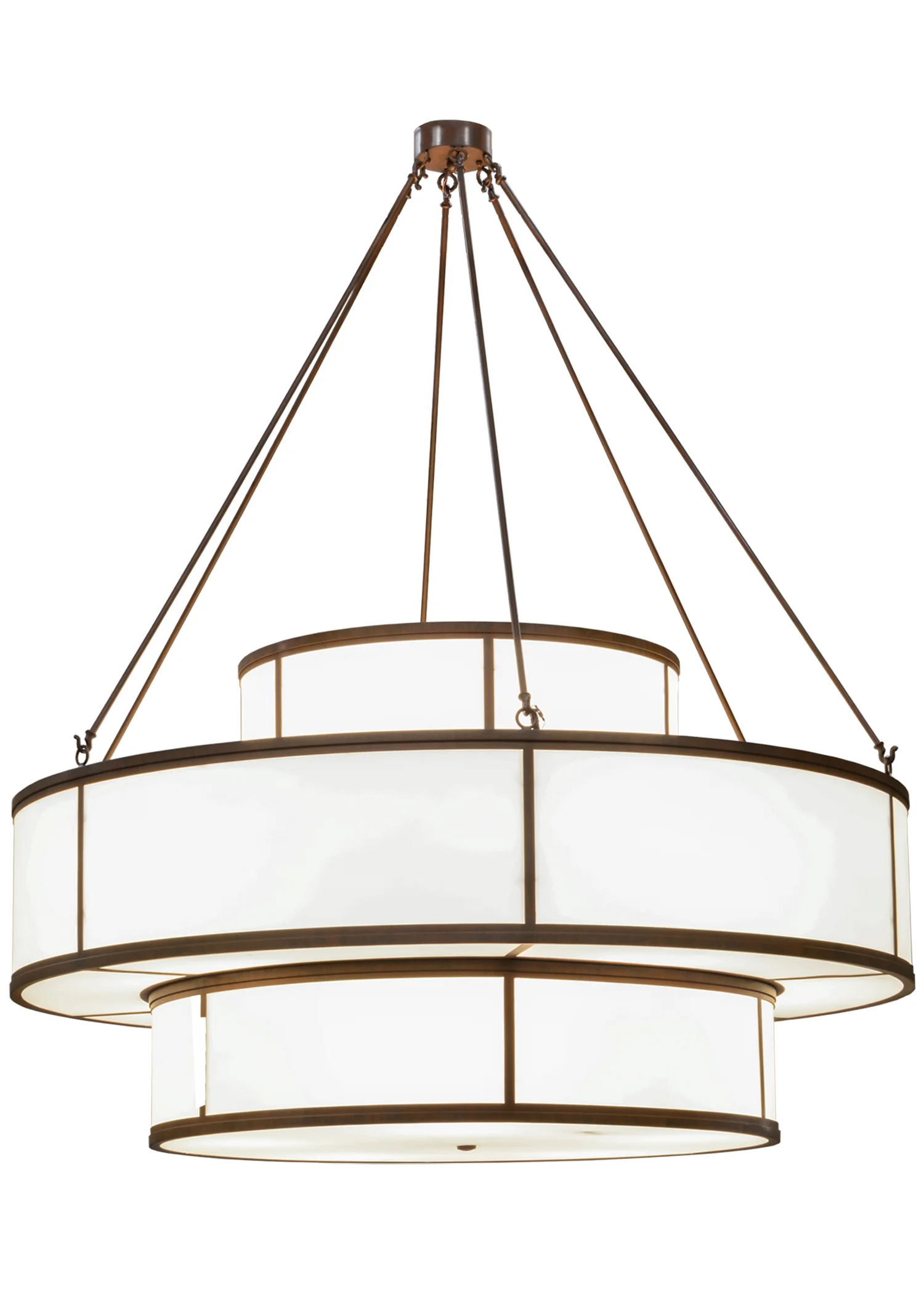 Jayne 20 Light Pendant in Rustic Iron
