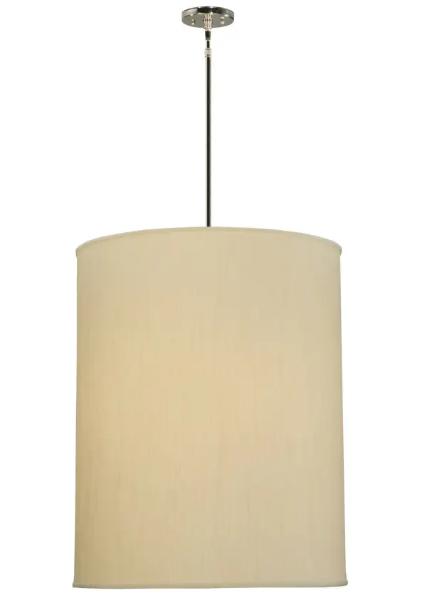 Every Meyda Tiffany item is a unique handcrafted work of art. Natural variations in the wide array of materials that we use to create each Meyda product make every item a masterpiece of its own. Photographs are a general representation of the product. Colors and designs will vary. Collection: Cilindro Finish: Chrome Glass: Beige,White Width: 24.25" Height: 52.25" Length: 24.25" Weight: 9.00 lb Number of Bulbs: 5 Maximum Wattage: 60.00 W Bulb Type: A19 Bulb Base: E26 Material: Steel Country of Origin: USA Safety Listing: Damp Safety Rating: Damp