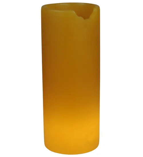 3.75"W Cylindre Honey Amber Poly Resin Shade