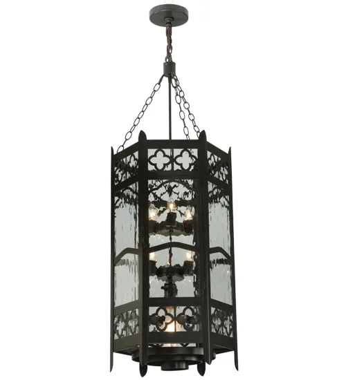 19"W Church Pendant