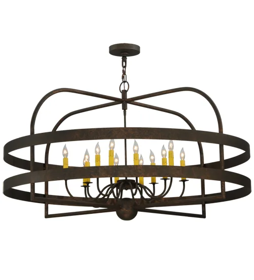 48"W Aldari 12 LT Chandelier