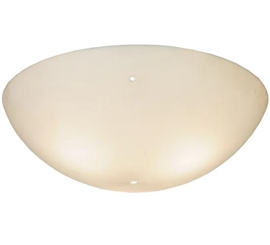 18.25"W X 5"H X 1/8"TK Bowl White Acrylic Shade