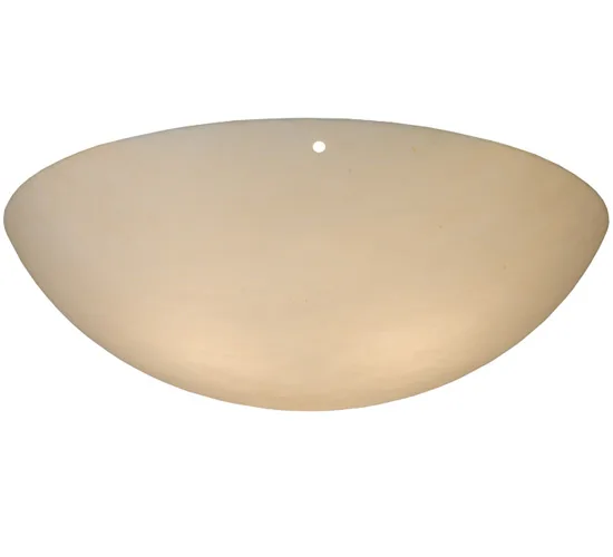 24"W X 7"H X 1/8"TK Bowl Alabaster Acrylic Shade