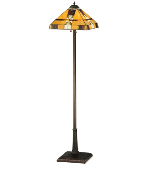 58.5"H Mackintosh Rose Floor Lamp