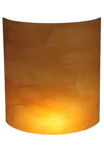 8"W X 9"H X 3"D Lens Earth Marble Acrylic Shade - alternate view