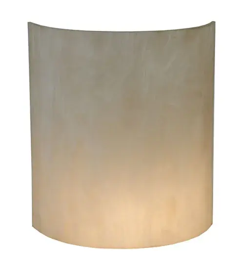 8"W X 9"H X 3.25"D Lens Alabaster Acrylic Shade