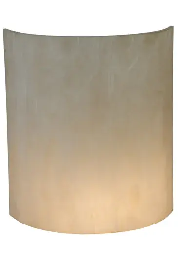 8"W X 9"H X 3.25"D Lens Alabaster Acrylic Shade - alternate view