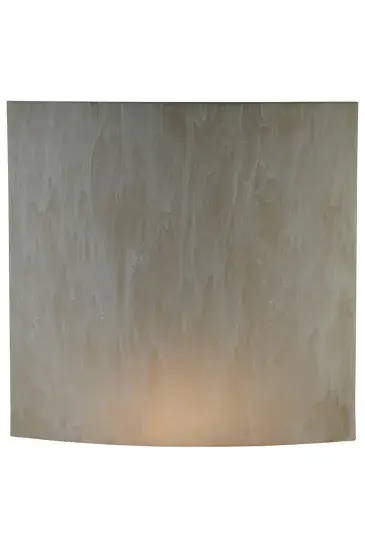 18"W X 17.5"H X 2.5"D Lens Alabaster Acrylic Shade - alternate view