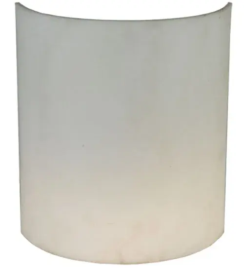 8"W X 9"H X 3.25"D Lens White Acrylic Shade