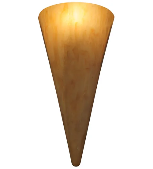 8"W X 15"H X 4"D Cone Tawnyrock Idalight Shade