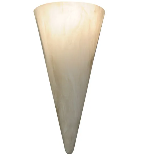 7.5"W X 15"H X 4"D Cone Fleshtone Idalight Shade