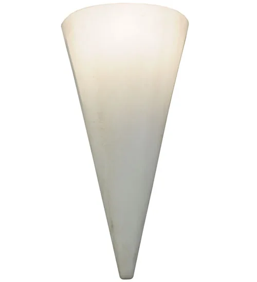 7.5"W X 15"H X 4"D Cone Statuario Idalight Shade