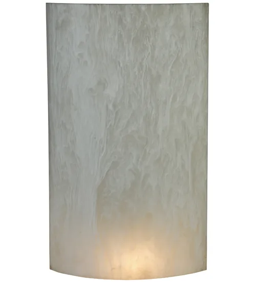 10.25"W X 17.25"H X 2.25"D Lens White Swirl Acrylic Shade