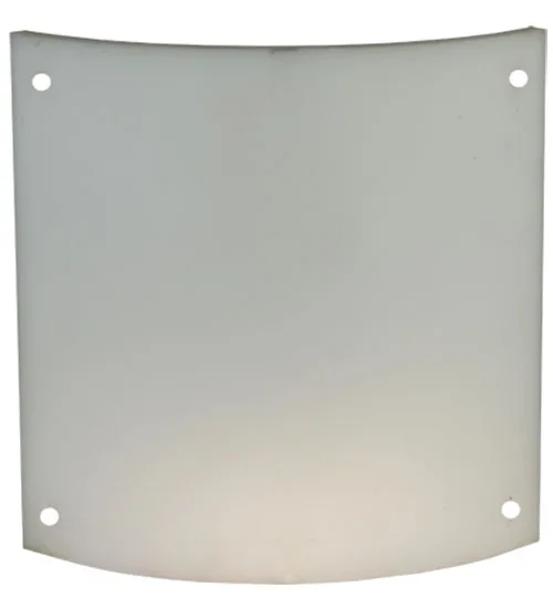 12"W X 12"H X 3"D Lens White Acrylic Shade