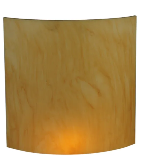 12"W X 12"H X 3"D Lens Earth Marble Acrylic Shade