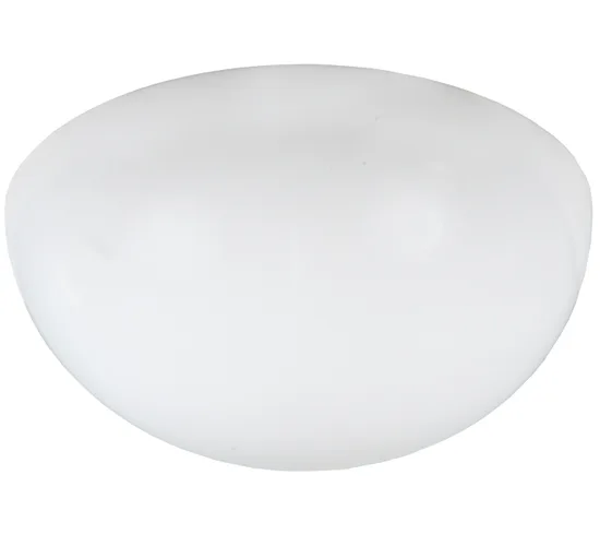24"W X 10"H X 1/8"TK Bowl White Acrylic Shade