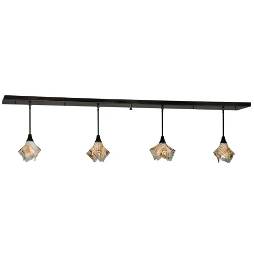 90" Long Handkerchief Ramoscelli 4 Light Island Pendant
