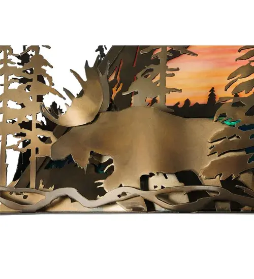 The Moose Through the Trees by Meyda Lighting - Image 9