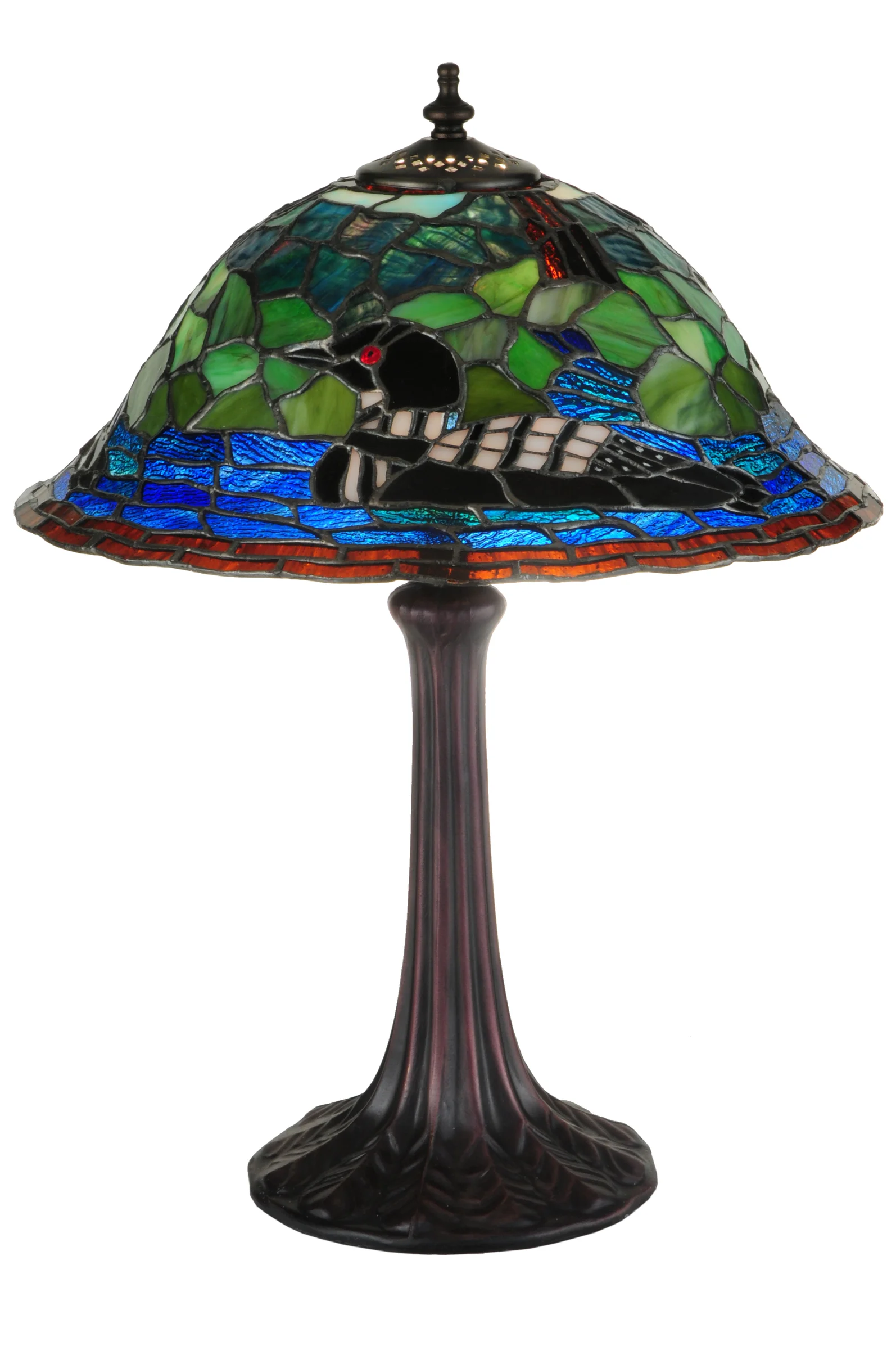 Loon One Light Table Lamp in Mahogany Bronze