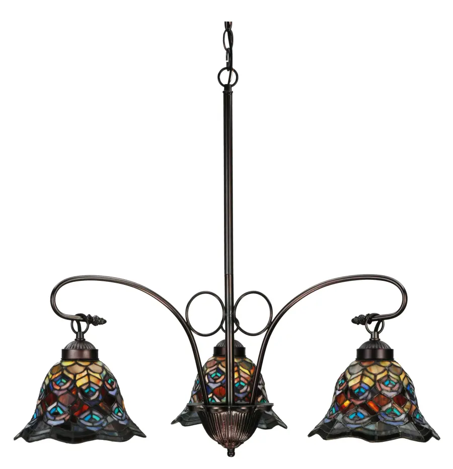 The Tiffany Peacock Feather by Meyda Lighting - Image 1