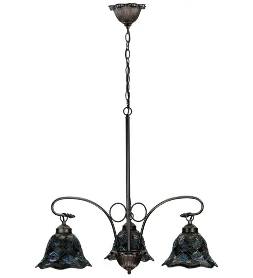 The Tiffany Peacock Feather by Meyda Lighting - Image 3