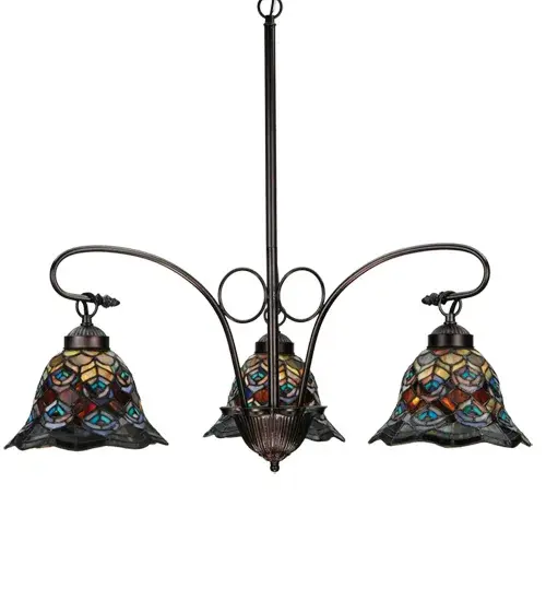 The Tiffany Peacock Feather by Meyda Lighting - Image 5