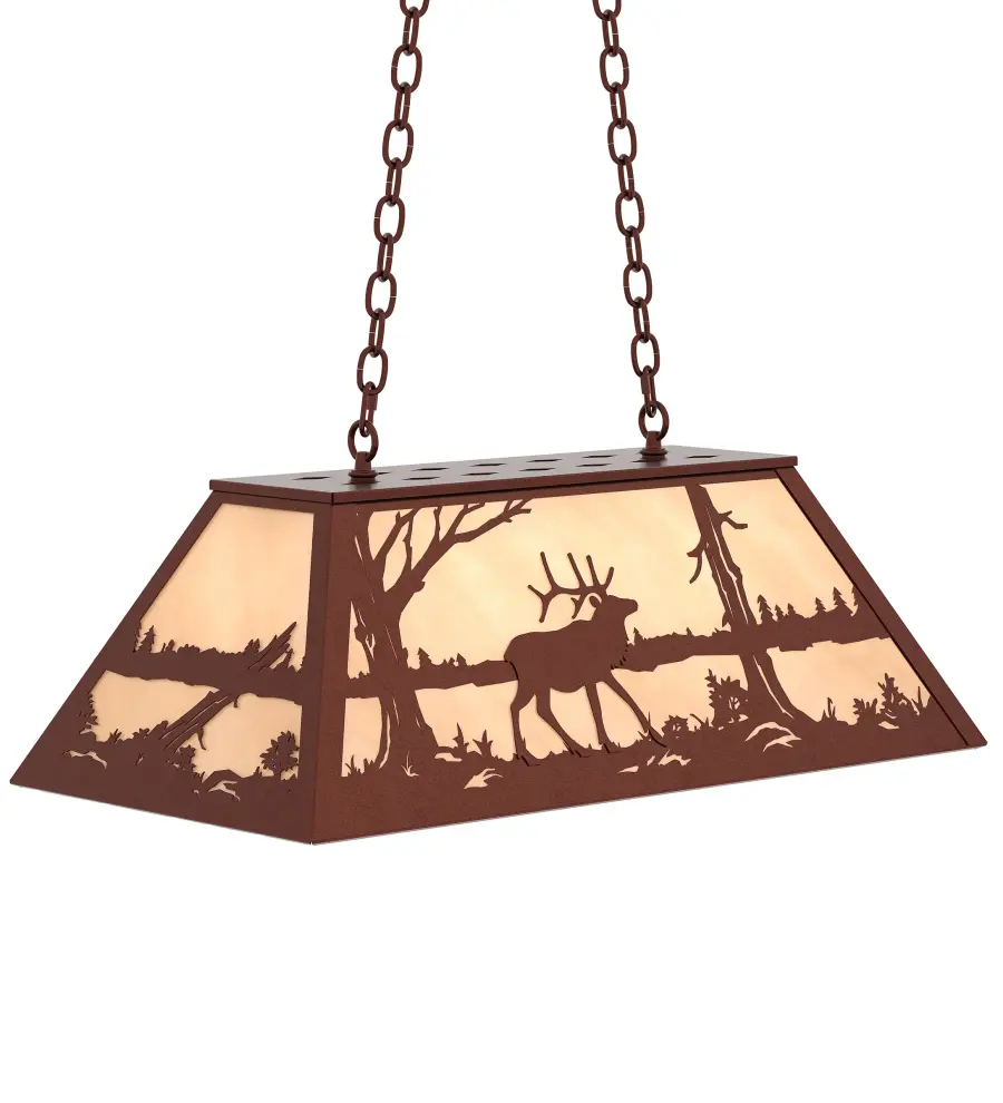 The Meyda Tiffany - Elk At Lake by Meyda Lighting - Image 1