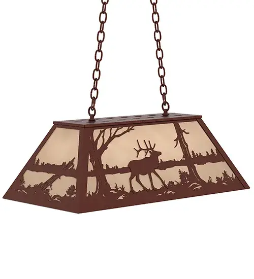 The Meyda Tiffany - Elk At Lake by Meyda Lighting - Image 3