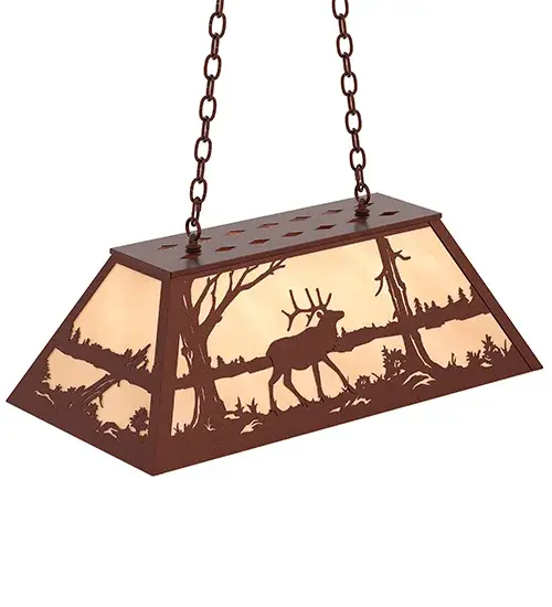 The Meyda Tiffany - Elk At Lake by Meyda Lighting - Image 4