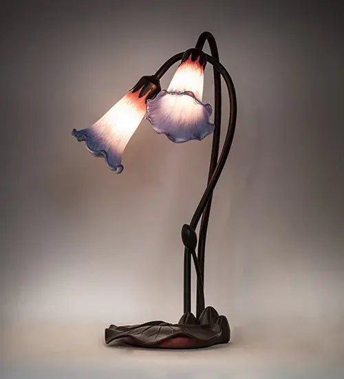 The Pink/Blue Pond Lily by Meyda Lighting - Image 1