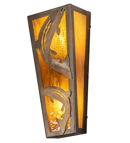 The Leaping Trout by Meyda Lighting - Image 6