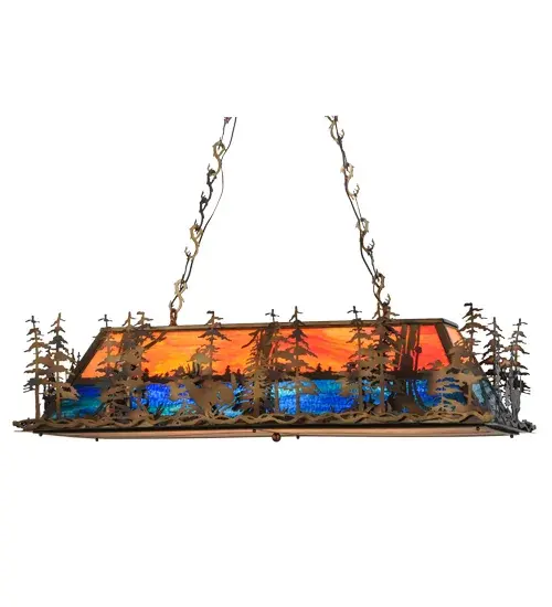 The Deer through the Trees by Meyda Lighting - Image 1