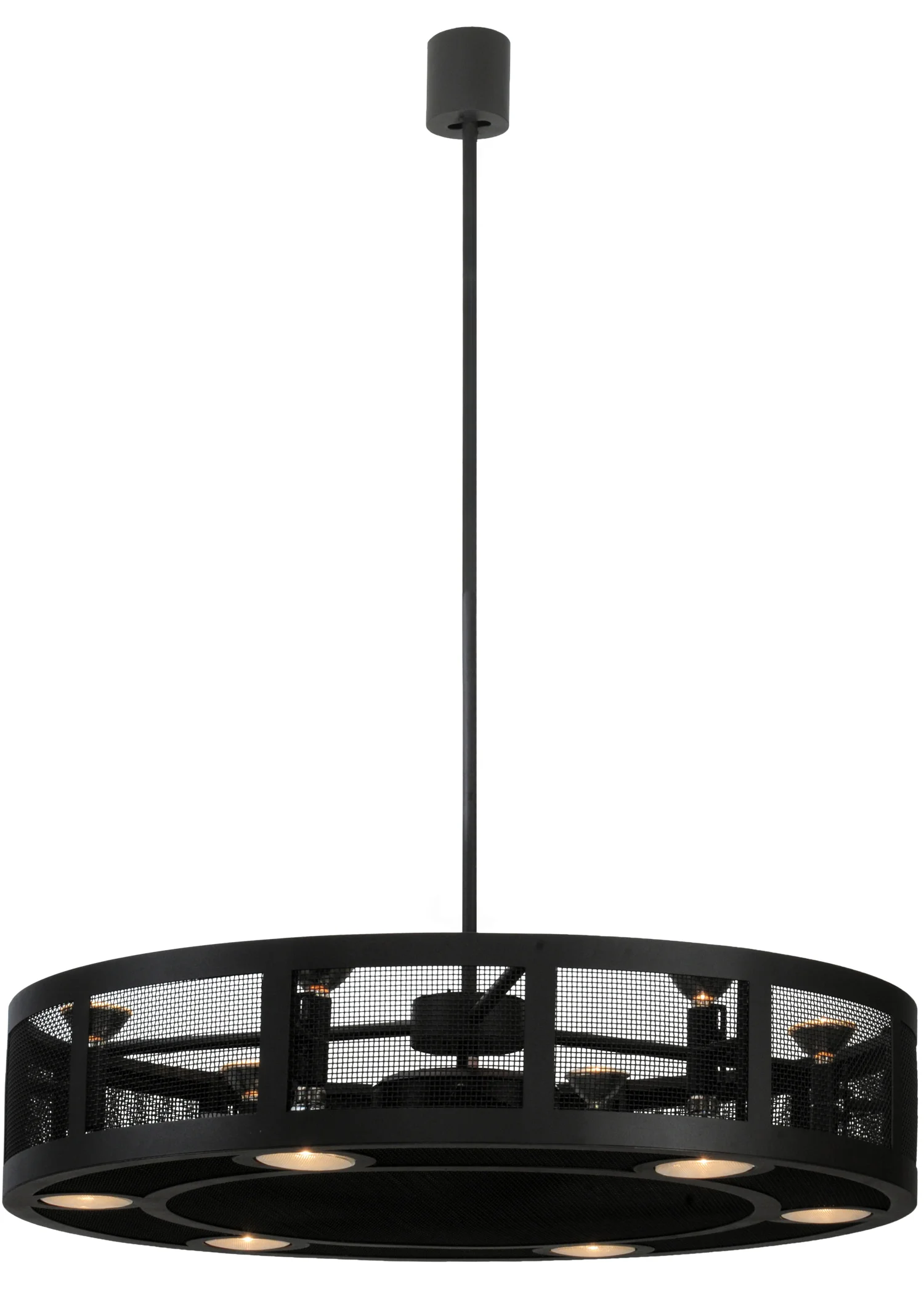 Paloma Golpe 48"Chandel-Air in Wrought Iron
