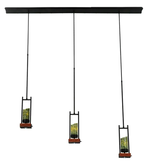 72"L Grand Terrace 3 LT Jadestone Island Pendant