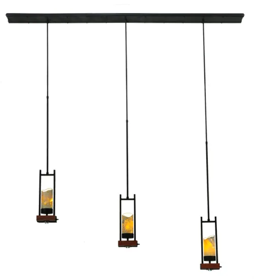 72"L Grand Terrace 3 LT Jadestone Island Pendant