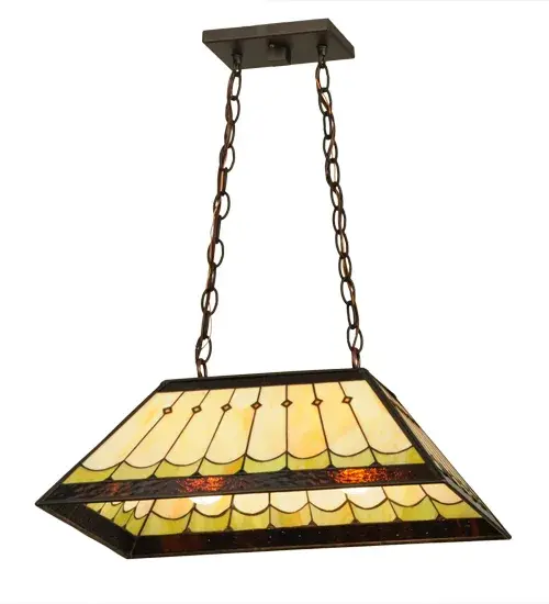 21" Long Scallop Diamond Mission Oblong Pendant - Image 6