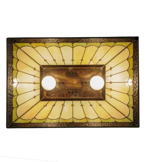 21" Long Scallop Diamond Mission Oblong Pendant - Image 7