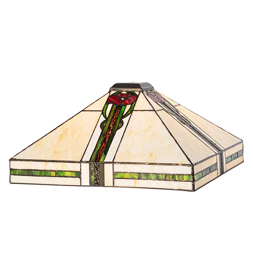 16" Square Parker Poppy Shade