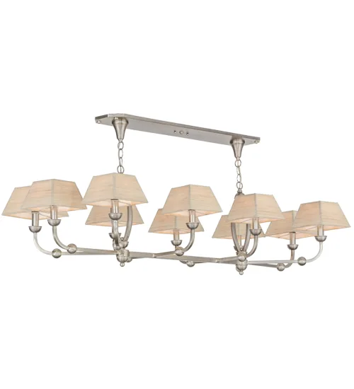 58"L Cesta 10 LT Oblong Chandelier