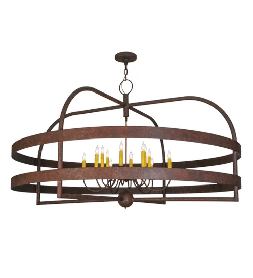 60"W Aldari 12 LT Chandelier
