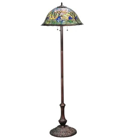 62" High Magnolia Floor Lamp