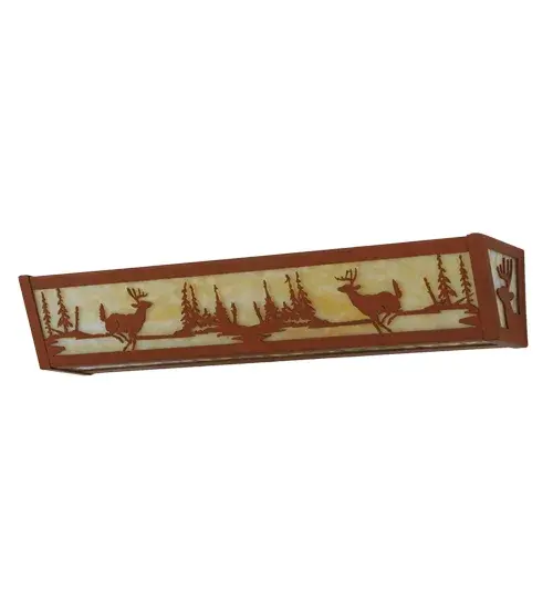 The Meyda Tiffany - Deer At Lake by Meyda Lighting - Image 3